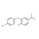 4-(5-Isopropyl-2-methylphenoxy)aniline - chemical structure image