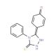 4-(5-Mercapto-4-phenyl-4H-[1,2,4]triazol-3-yl)-phenol - chemical structure image