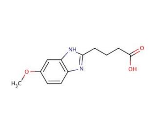 4-(5-Methoxy-1H-benzimidazol-2-yl)butanoic acid - chemical structure image