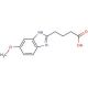4-(5-Methoxy-1H-benzimidazol-2-yl)butanoic acid - chemical structure image