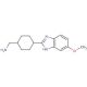 [4-(5-Methoxy-1H-benzimidazol-2-yl)cyclohexyl]-methylamine - chemical structure image