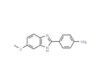 4-(5-Methoxy-1H-benzoimidazol-2-yl)-phenylamine (CAS 366012-74-0) - chemical structure image