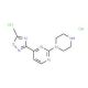 4-(5-Methyl-1,2,4-oxadiazol-3-yl)-2-(piperazin-1-yl)pyrimidine dihydrochloride - chemical structure image