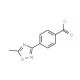 4-(5-Methyl-1,2,4-oxadiazol-3-yl)benzoyl chloride (CAS 222541-76-6) - chemical structure image