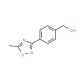 4-(5-Methyl-1,2,4-oxadiazol-3-yl)benzyl alcohol (CAS 852180-61-1) - chemical structure image