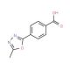 4-(5-Methyl-[1,3,4]oxadiazol-2-yl)-benzoic acid (CAS 892502-28-2) - chemical structure image