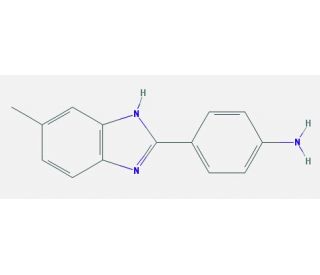 4-(5-methyl-1H-benzimidazol-2-yl)aniline (CAS 110178-74-0) - chemical structure image