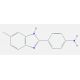 4-(5-methyl-1H-benzimidazol-2-yl)aniline (CAS 110178-74-0) - chemical structure image