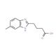 4-(5-Methyl-1H-benzoimidazol-2-yl)-butyric acid - chemical structure image