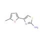 4-(5-methyl-2-furyl)-1,3-thiazol-2-amine (CAS 1634-46-4) - chemical structure image