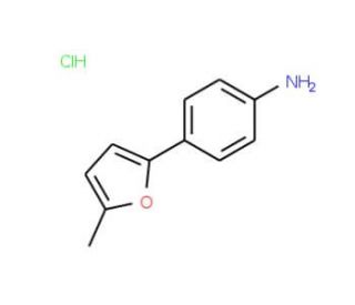 4-(5-Methyl-2-furyl)aniline hydrochloride - chemical structure image