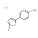 4-(5-Methyl-2-furyl)aniline hydrochloride - chemical structure image