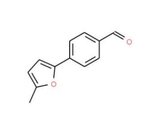 4-(5-Methyl-2-furyl)benzaldehyde (CAS 400748-10-9) - chemical structure image
