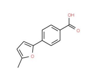 4-(5-Methyl-2-furyl)benzoic acid (CAS 53782-63-1) - chemical structure image