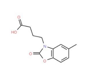 4-(5-Methyl-2-oxo-benzooxazol-3-yl)-butyric acid - chemical structure image