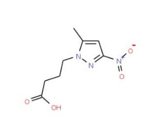 4-(5-Methyl-3-nitro-1H-pyrazol-1-yl)butanoic acid - chemical structure image