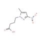 4-(5-Methyl-3-nitro-1H-pyrazol-1-yl)butanoic acid - chemical structure image