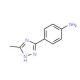 4-(5-Methyl-4H-[1,2,4]triazol-3-yl)phenylamine (CAS 518065-43-5) - chemical structure image