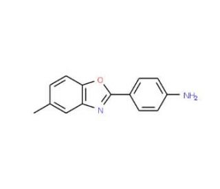 4-(5-Methyl-benzooxazol-2-yl)-phenylamine - chemical structure image
