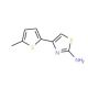 4-(5-Methyl-thiophen-2-yl)-thiazol-2-ylamine (CAS 383129-75-7) - chemical structure image