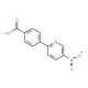 4-(5-Nitro-2-pyridinyl)benzenecarboxylic acid (CAS 223127-49-9) - chemical structure image