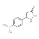 4-(5-Oxopyrazolidin-3-yl)benzeneboronic acid (CAS 874290-64-9) - chemical structure image