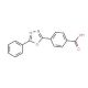 4-(5-phenyl-1,3,4-oxadiazol-2-yl)benzoic acid (CAS 85292-45-1) - chemical structure image