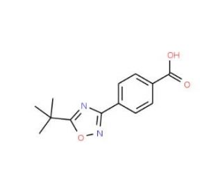 4-(5-tert-Butyl-1,2,4-oxadiazol-3-yl)benzoic acid - chemical structure image