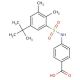 4-(5-tert-Butyl-2,3-dimethyl-benzenesulfonylamino)-benzoic acid - chemical structure image