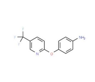 4-{[5-(Trifluoromethyl)-2-pyridinyl]oxy}aniline (CAS 71422-81-6) - chemical structure image