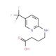 4-{[5-(trifluoromethyl)pyridin-2-yl]amino}butanoic acid - chemical structure image