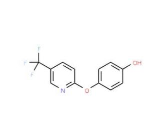 4-{[5-(trifluoromethyl)pyridin-2-yl]oxy}phenol - chemical structure image