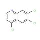 4,6,7-Trichloroquinoline (CAS 855763-18-7) - chemical structure image