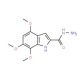 4,6,7-Trimethoxy-1H-indole-2-carbohydrazide - chemical structure image