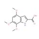 4,6,7-trimethoxy-1H-indole-2-carboxylic acid - chemical structure image