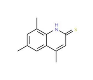 4,6,8-Trimethyl-quinoline-2-thiol (CAS 568570-16-1) - chemical structure image