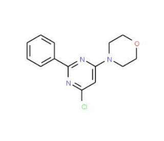 4-(6-Chloro-2-phenyl-4-pyrimidinyl)morpholine - chemical structure image