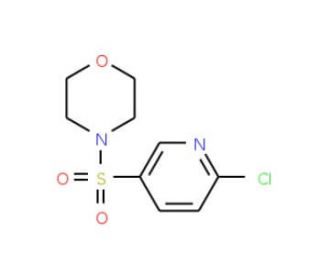 4-(6-Chloro-pyridine-3-sulfonyl)-morpholine (CAS 52480-33-8) - chemical structure image