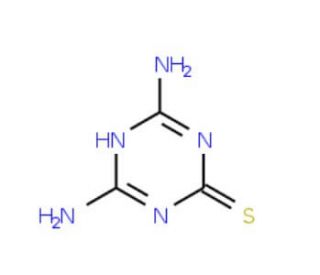 4,6-diamino-1,3,5-triazine-2-thiol (CAS 767-17-9) - chemical structure image