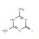4,6-diamino-1,3,5-triazine-2-thiol (CAS 767-17-9) - chemical structure image