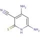 4,6-diamino-2-mercaptonicotinonitrile - chemical structure image
