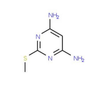 4,6-Diamino-2-(methylthio)pyrimidine (CAS 1005-39-6) - chemical structure image