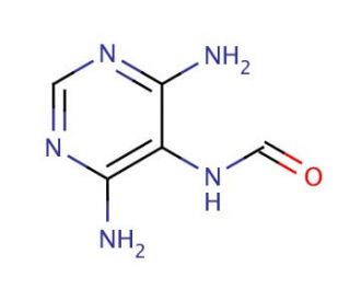 4,6-Diamino-5-(formylamino)pyrimidine (CAS 5122-36-1) - chemical structure image