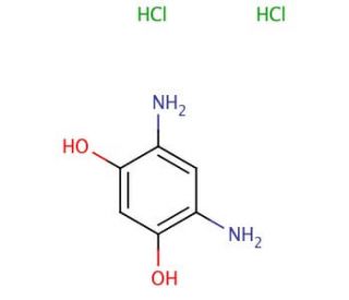 4,6-Diaminoresorcinol dihydrochloride (CAS 16523-31-2) - chemical structure image