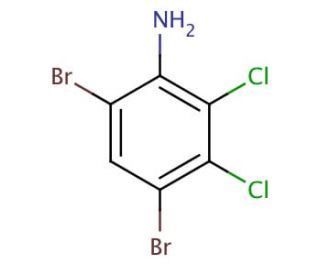 4,6-Dibromo-2,3-dichloroaniline (CAS 113571-15-6) - chemical structure image