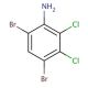 4,6-Dibromo-2,3-dichloroaniline (CAS 113571-15-6) - chemical structure image