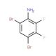 4,6-Dibromo-2,3-difluoroaniline - chemical structure image