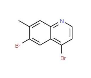 4,6-Dibromo-7-methylquinoline (CAS 1189105-55-2) - chemical structure image