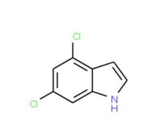 4,6-Dichloro-1H-indole (CAS 101495-18-5) - chemical structure image