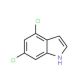 4,6-Dichloro-1H-indole (CAS 101495-18-5) - chemical structure image